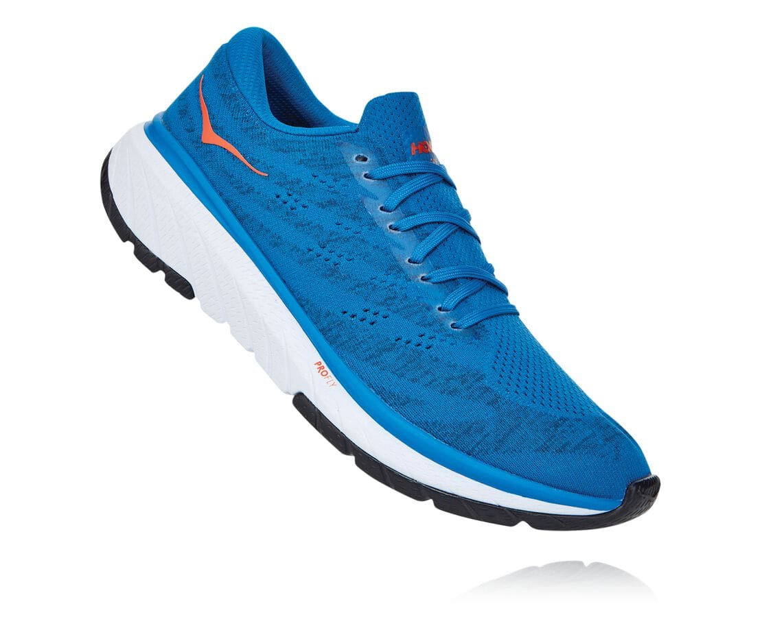 Hoka One One Cavu 3 Férfi Edzőcipő Királykék Kék / Fehér [UCVLX-3401]